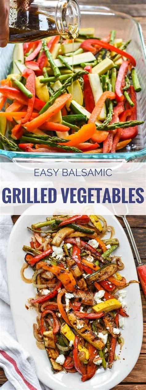 Easy Balsamic Grilled Vegetables Dessert Recipes Diabetics