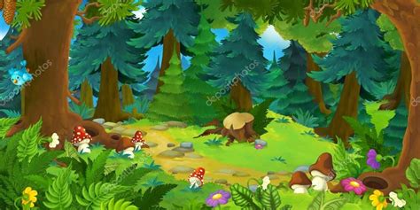Imagen Relacionada Cartoon Background Forest Cartoon Scene Background