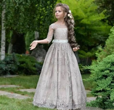 2018 Princess Shoulderless Ball Gown Holy Communion Dress Flower