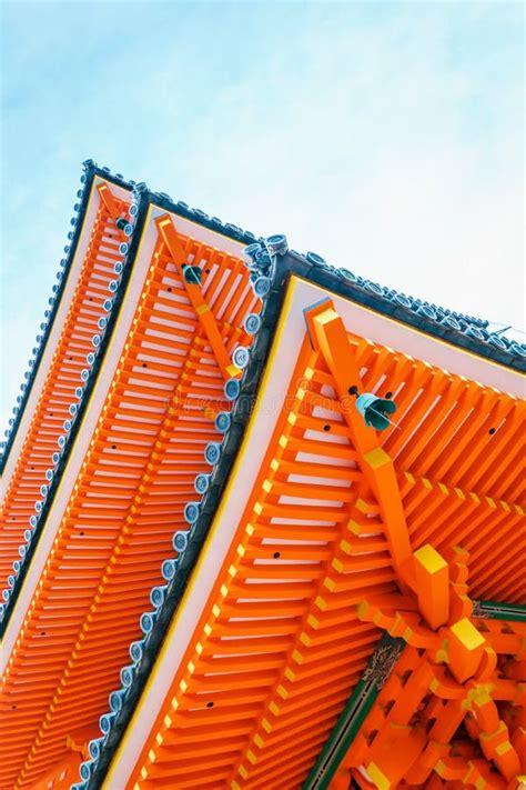 Beautiful Architecture In Kiyomizu Dera Temple Kyoto Japan Stock