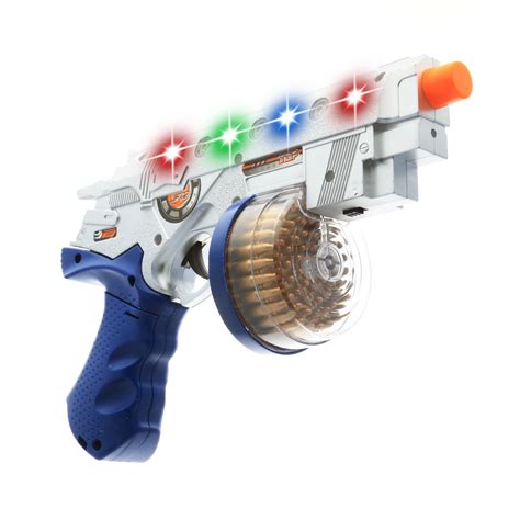 Space Enforcer Alien Blaster Boys Toy Gun Flashing Lights And Sound