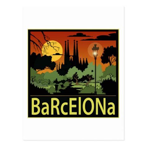 Barcelona Postcard Zazzle