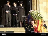 La principessa Margaret Funerale Foto stock - Alamy