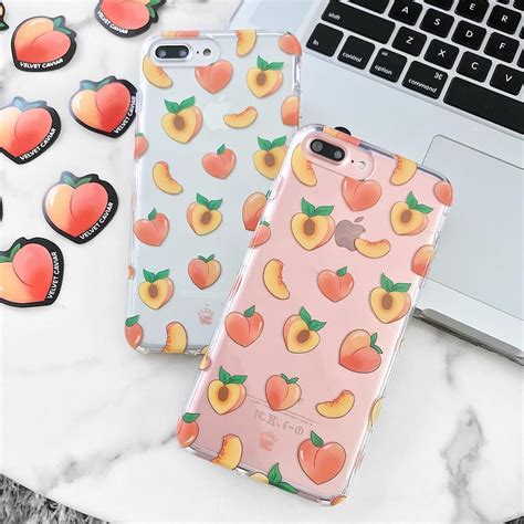 Just Peachy Iphone Clear Case Case Iphone Cases Clear Cases