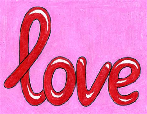 How To Draw Love In Cool Letters