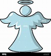 Angel, icono de estilo de dibujos animados Imagen Vector de stock - Alamy