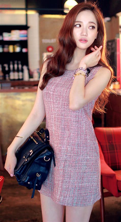 [chuu] Sleeveless Knit Dress Kstylick Latest Korean Fashion K Pop Styles Fashion Blog