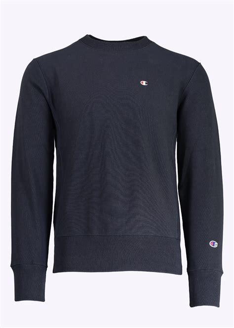 Champion Crewneck Sweatshirt - Navy - Sweatshirts from Triads UK