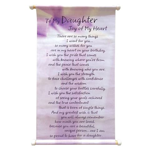 To My Daughter Joy Of My Heart Birthday Wishes For Daughter