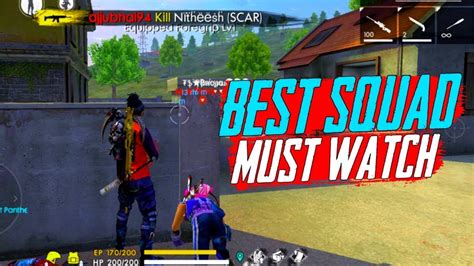 Free fire is the ultimate survival shooter game available on mobile. Best Ranked Squad Match Gameplay - Garena Free Fire ...