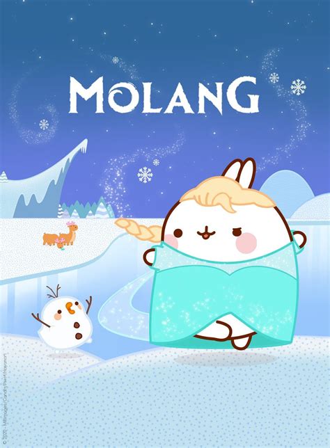 Molang Wallpaper Kawaii Bunny Good Attitude Home Wallpaper Sanrio