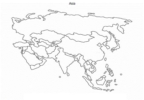 Blank Map Of Asia Printable Asia Map Map Printable Maps Images And