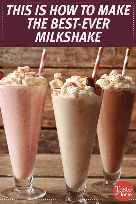 How To Make The Best Milkshake Ever Milkshake Recipe Easy Homemade Milkshake Milkshake