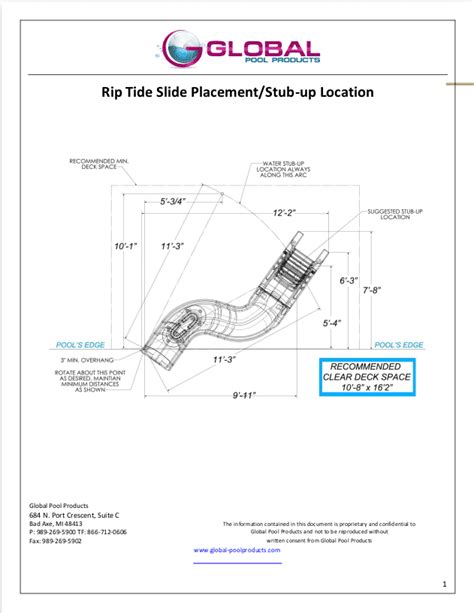 Rip Tide Super Slide Global Pool Products