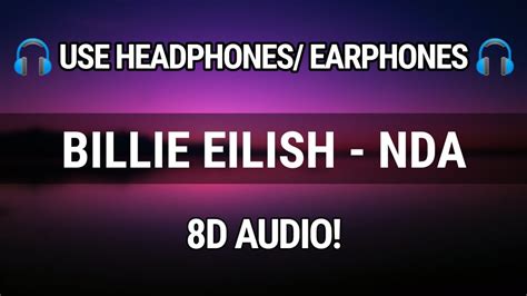 Billie Eilish Nda 8d Audio Samyak Tricks Youtube