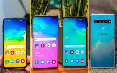 Samsung Galaxy S10 S10 S10e S10 5g Handson Review Tests