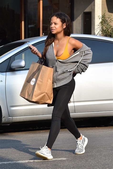 Christina Milian Enjoys The Day Out Christmas Shopping In Studio City