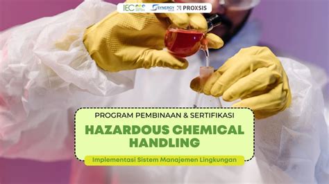 Training Hazardous Chemical Handling Indonesia Environment And Energy