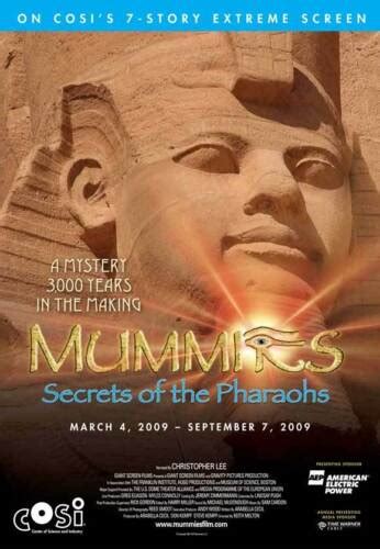 mummies secrets of the pharaohs movie poster 27x40 elana drago william hope 671863908361 ebay