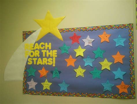 Reach For The Stars Speech Therapy Bulletin Board Students Write