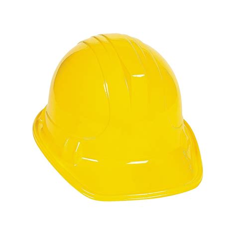 Childs Dozen Plastic Construction Hard Hat Helmet Costume Accessory
