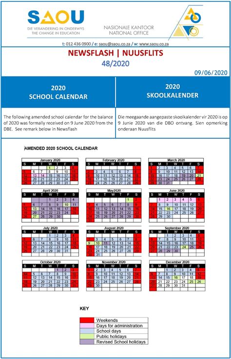 Usep Amended School Calendar For The Year 2022 2023 University Download