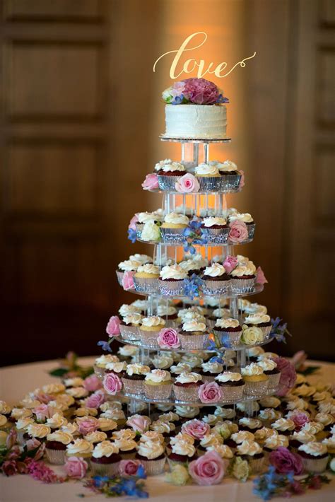 Amazing Floral Cupcake Tower Wedding Cake Cupcake Tower Wedding