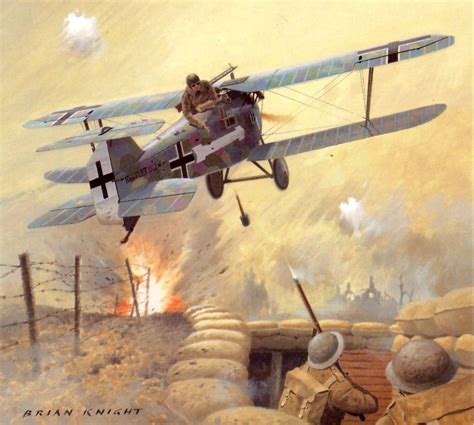 Hannover Cliii Brian Knight Windsock Ww1 Aircraft Fighter Aircraft