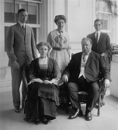 President William Howard Taft And First Lady Helen Taft With Their