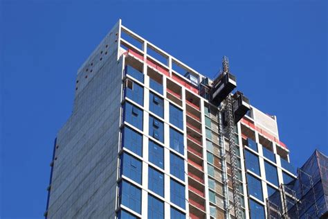 540 Fulton Streets Curtain Wall Installation Progresses In Downtown