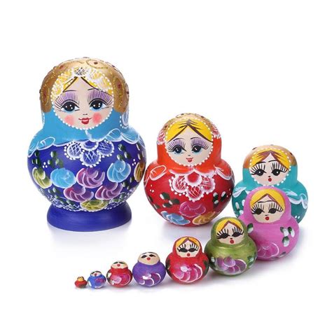 5710 Layers Wooden Russian Nesting Dolls Matryoshka Home Decor