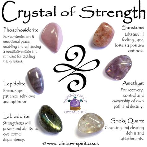 Crystals Of Strength Crystal Healing Stones Crystals Spiritual Crystals