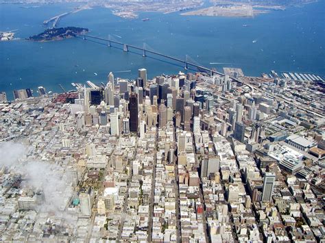 Aerial View Of Downtown San Francisco Best Viewed Large Todd Lappin