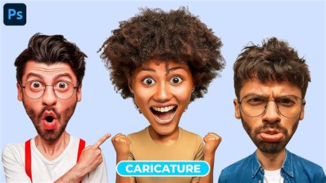Download Cartoon Caricature Effect In Photoshop 2021 Easy Mp4 And Mp3