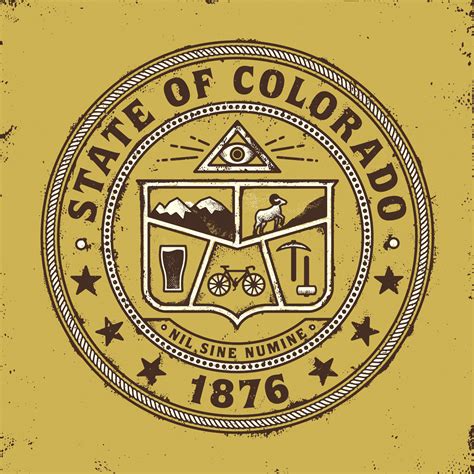 Seal Of Colorado By Cast Iron Design 411posters