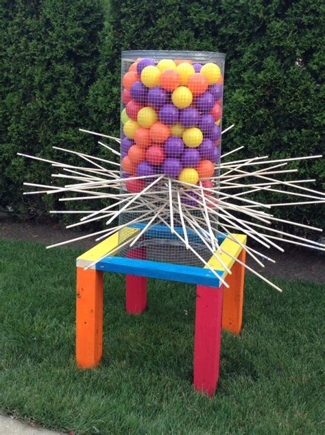 Just Got Done Making A Giant Outdoor Kerplunk Game Me