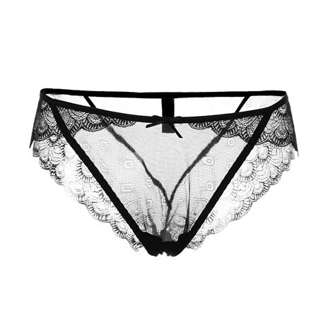 1pc Summer Fashion Sexy Womens Lace Briefs Hipster Lingerie Clothing Rise Ultra Thin Low Waist