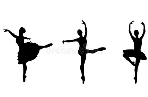 Ballet Dancers Silhouettes Stock Vector Illustration Of Stage 171981598