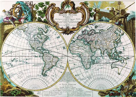 Pin De Le Poulpe Em Old Maps Of The World Mapas Vintage Papel De