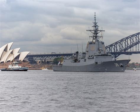 Royal Australian Navy Warships Depart Sydney For First Major Fleet