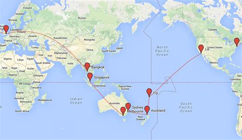 South Africa To Australia Flight Path