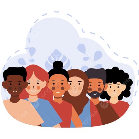 Flat Design Of Diversity Concept Diversity People Flat Design Png