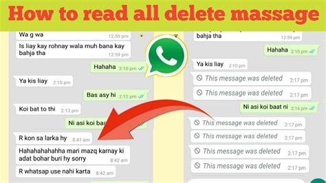How To Read Deleted Messages On Whatsapp How To See Deleted Whatsapp