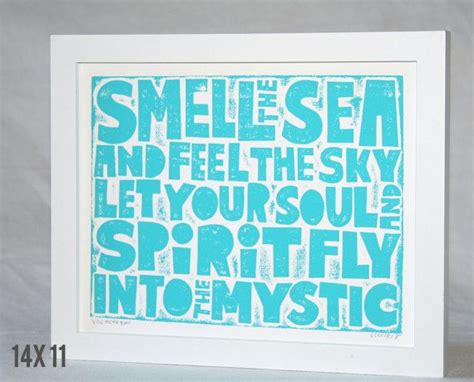 11x14 Van Morrison Inspired Into The Mystic Music Poster 2700 Via
