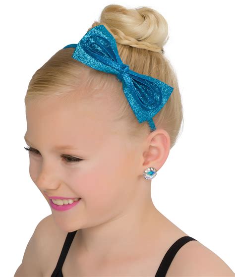 Glitter Bow Headband Dance Costume Accessory A Wish Come True