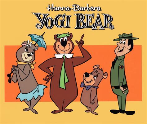 Comic Mint Animation Art The Yogi Bear Show Publicity Title Cel