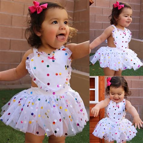 Pudcoco Newborn Toddler Baby Girls Romper Dress Summer Sleeveless Dot