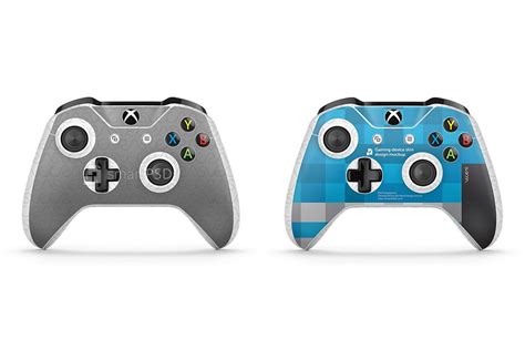 Xbox One S Controller Skin Design Template 2 Views