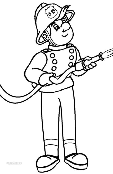 Free Printable Fireman Coloring Pages Cool2bkids Coloring Pages