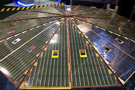 Circular Spacecraft Solar Array Stock Image C0149298 Science